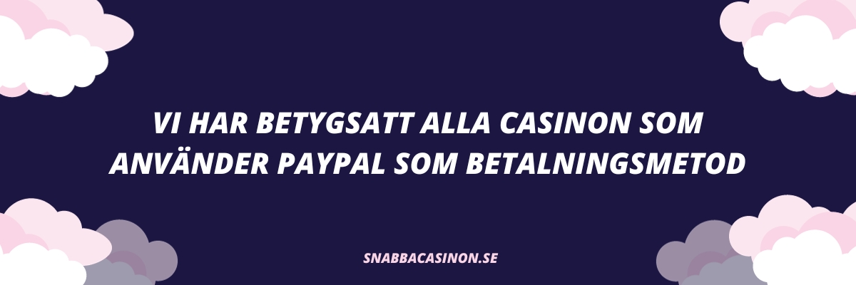 Casino med Paypal